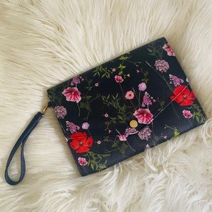 Ted Baker Floral Black Clutch